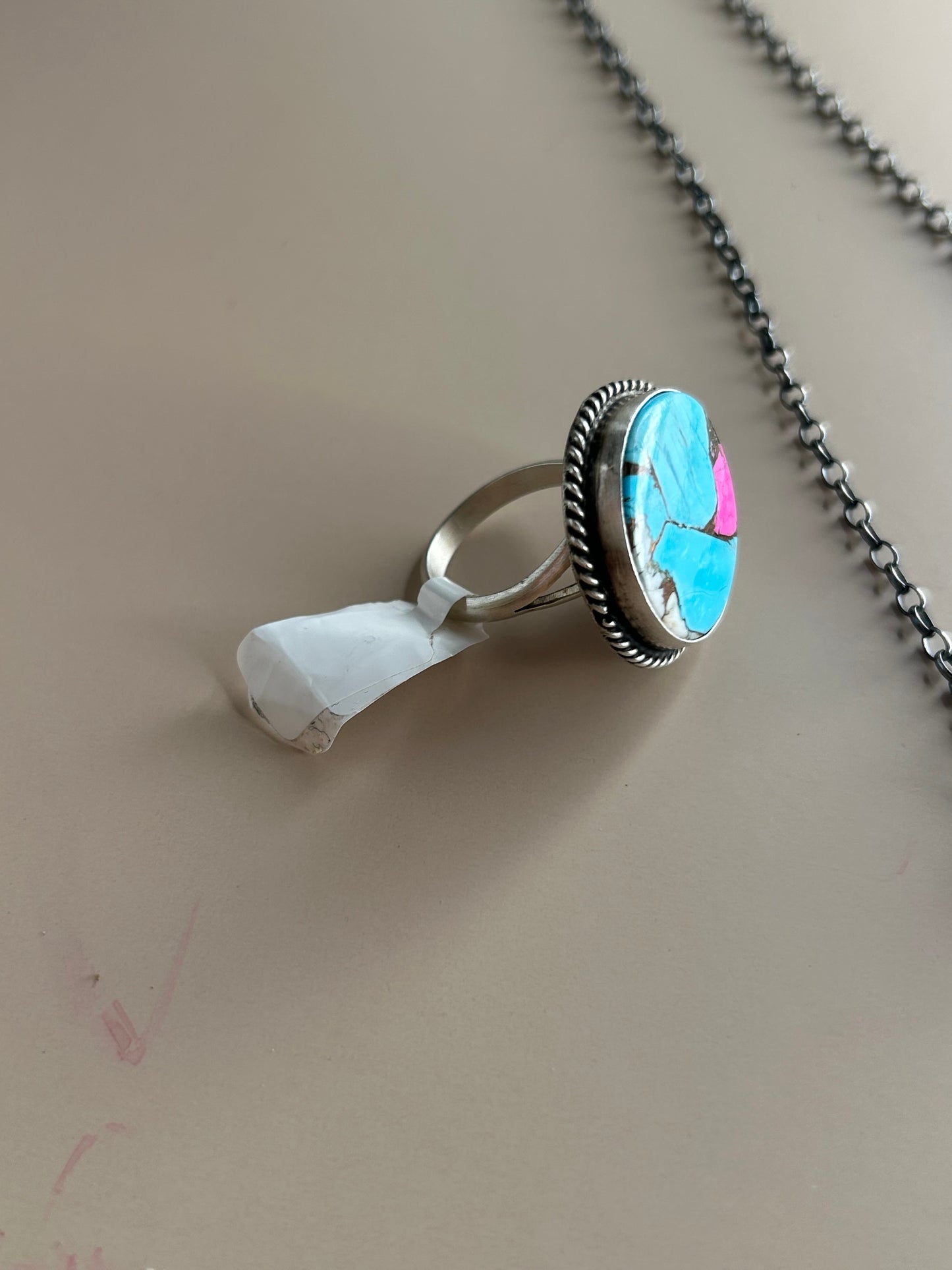 Cotton Candy Round Ring