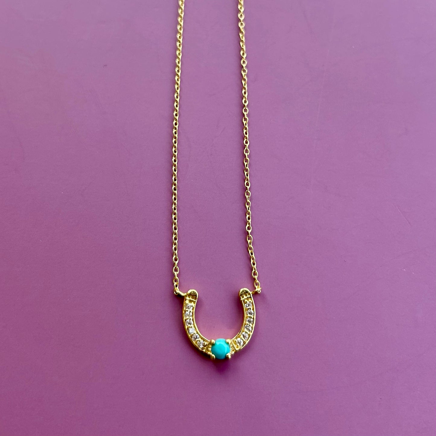 Necklace, Lucky Horse Shoe Stacker