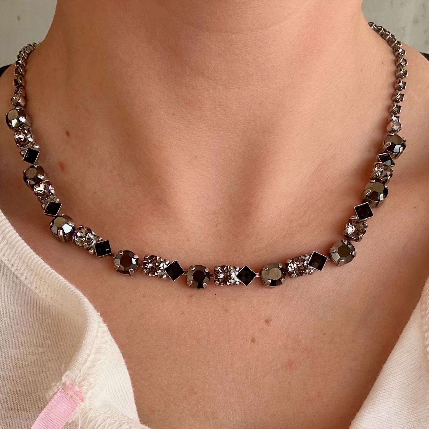 Tennis Necklace, The Midnight Glam