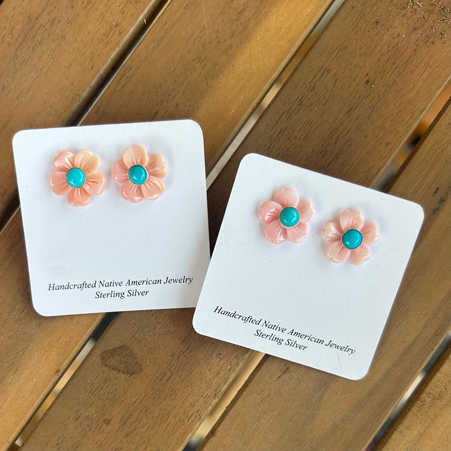 Earrings, Hibiscus studs