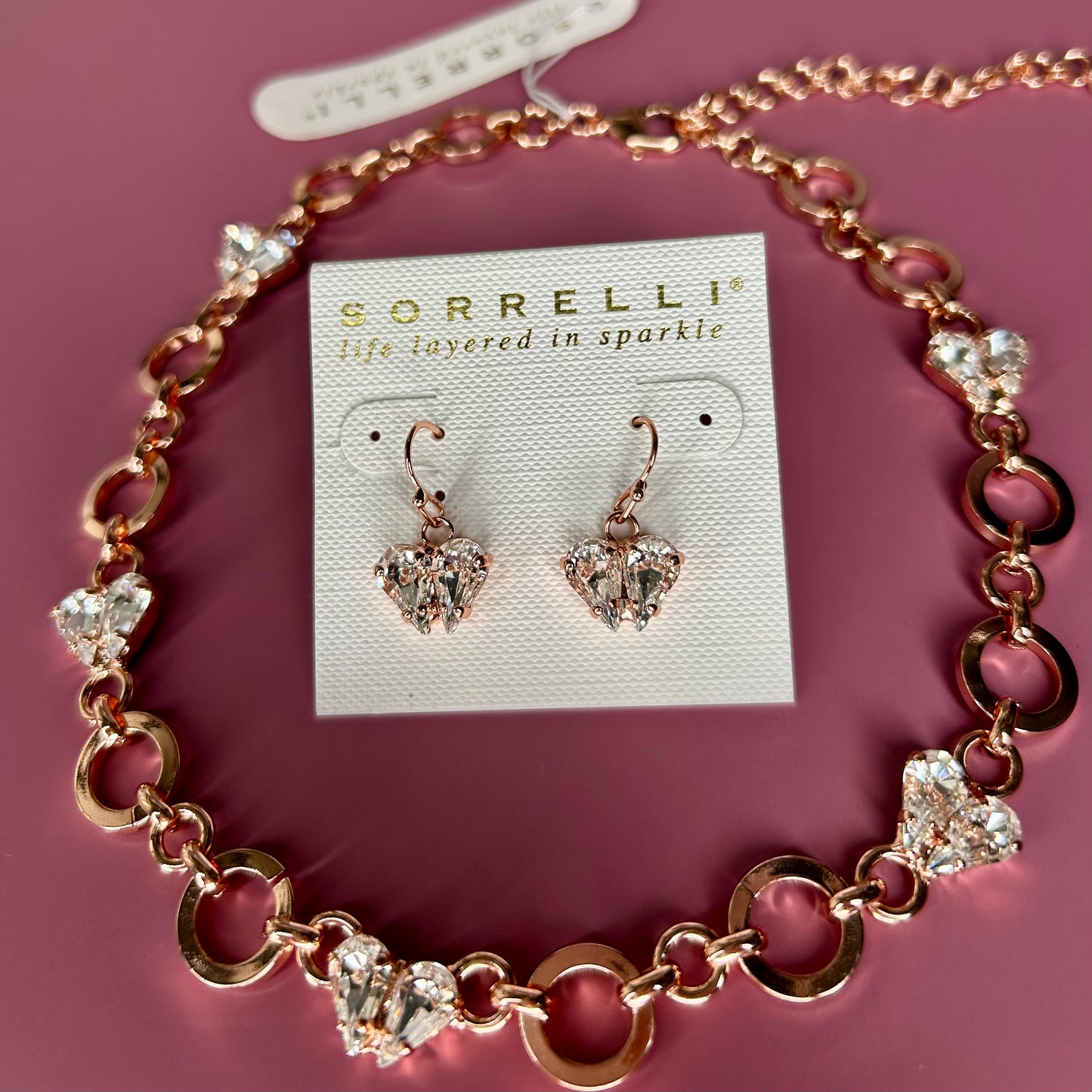 Earrings, The Rosé Romance Dangles