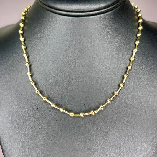 Necklace, Golden Link Luxe