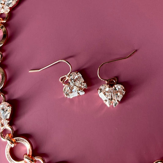 Earrings, The Rosé Romance Dangles