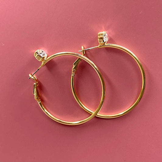 Earrings, The Golden Glimmer Hoops