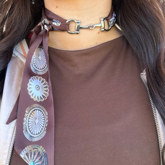 Snaffle Bit Charm in Silver