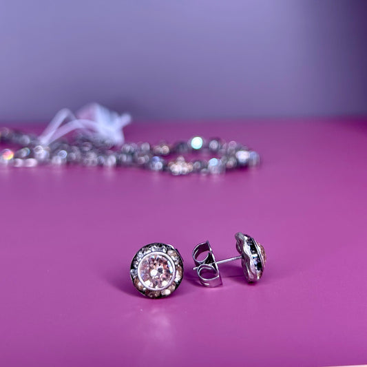 Earrings, Snow Bunny Studs