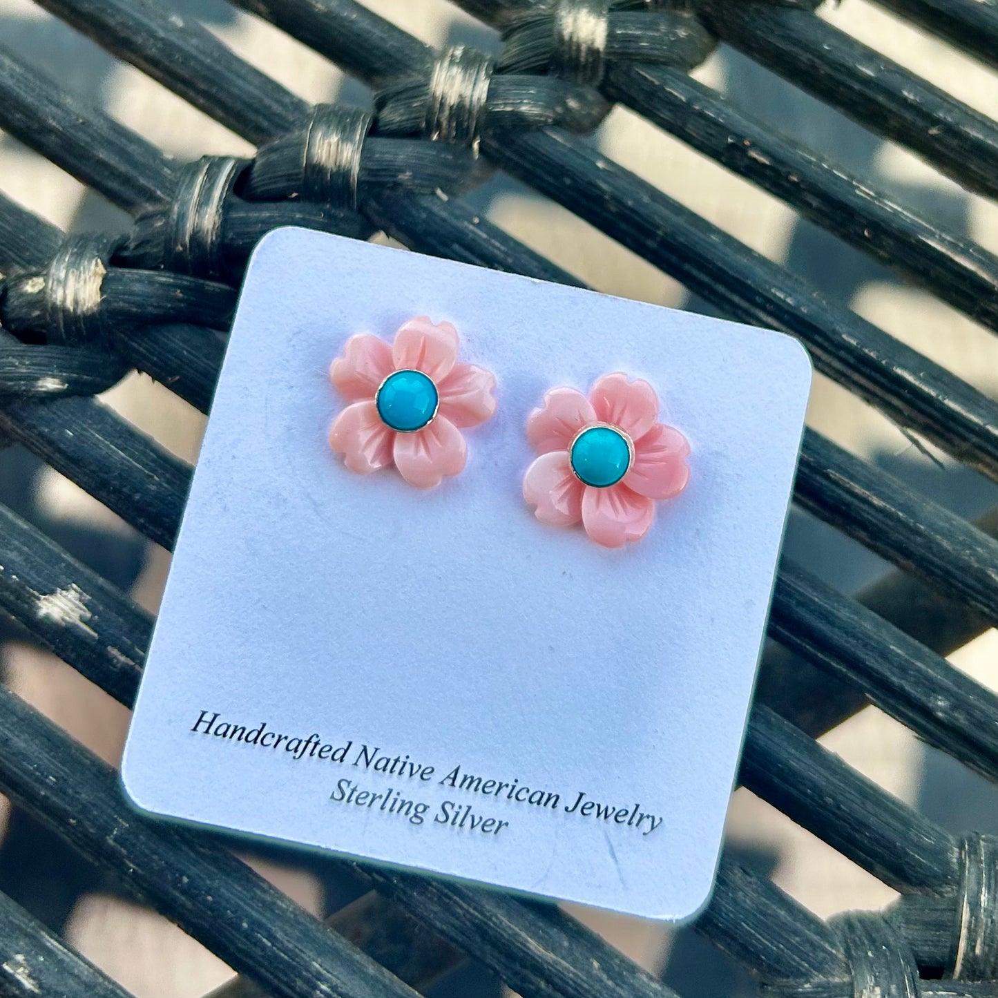 Earrings, Hibiscus studs