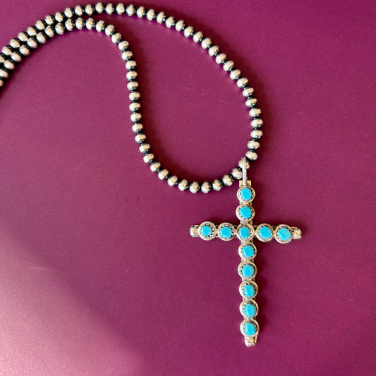 Necklace Set, Dot Cross Pendant